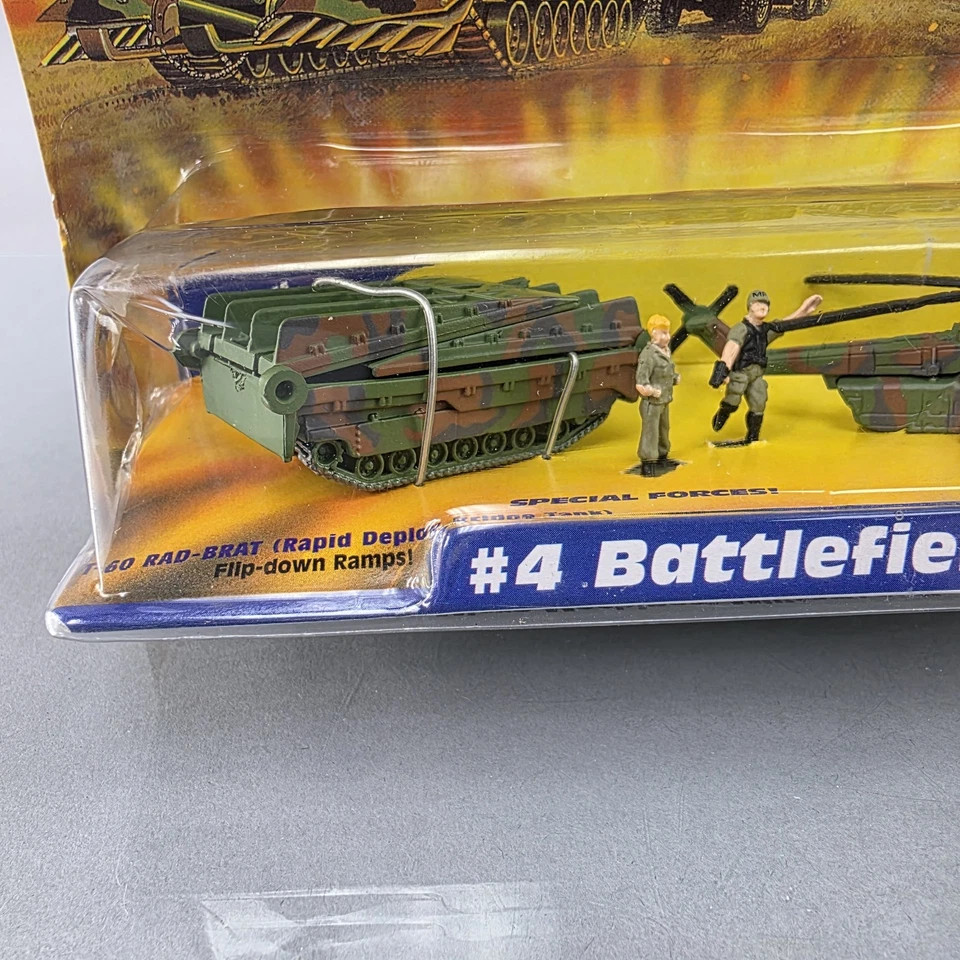 Micro Machines Military #4 Battlefield Builders Vehicles 1998 Galoob Vintage NEW - Image 3 of 4