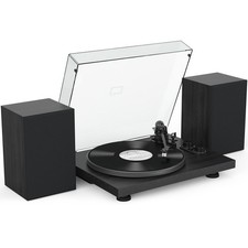 Vinyl Record Player, Turntable with 40W Speakers, Bluetooth Input Output and ...