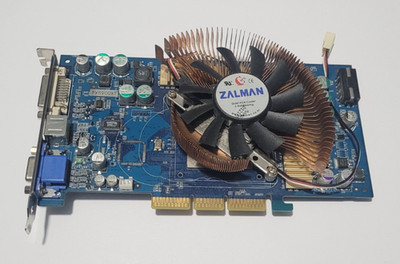 Leadtek Geforce FX 5900XT AGP - 128MB - VGA / DVI - mit Zalman Kühler
