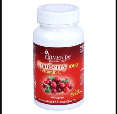 Cranberry 1000 Plus Vitamin C 1000mg 2 Stück