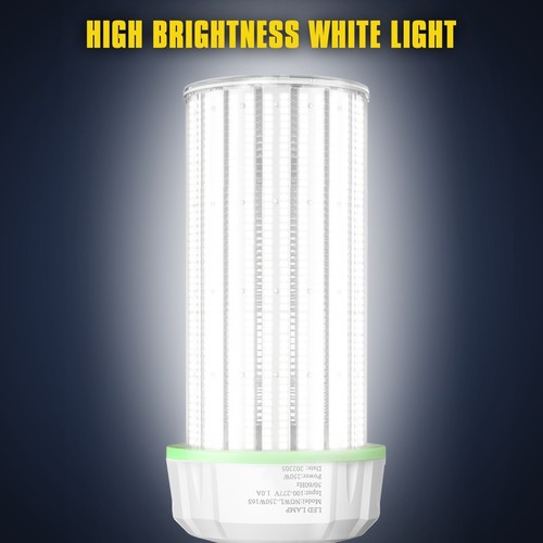 250W Corn Led Light Bulb E39 Mogul Base Warehouse HighBay Light Cool white 6000K - Picture 8 of 12