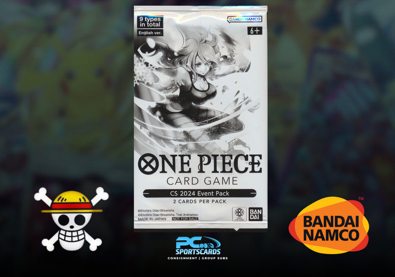 CS 2024 One Piece 2-Card Event Pack Serialized Luffy Chase Factory Sealed RY14