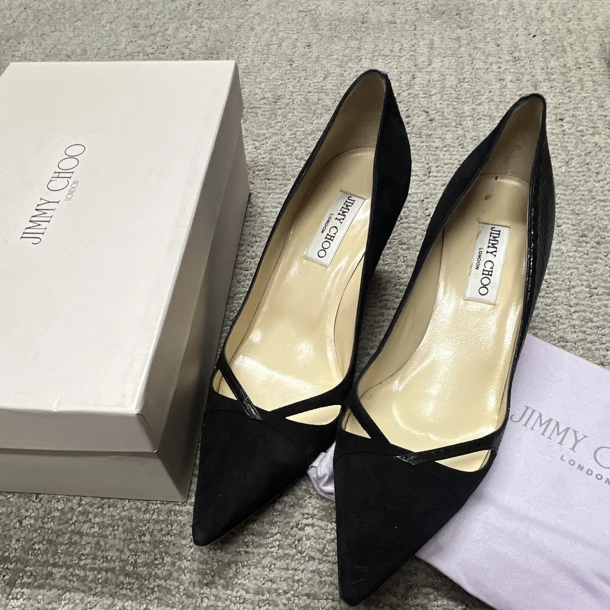 Jimmy Choo Black Heels for Women for sale - eBay