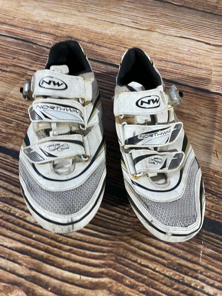 NORTHWAVE Zapatos de Ciclismo de Carretera Botas de Ciclismo Sin Clip Talla EU43 con Tacos cs887 Foto 3 de 4