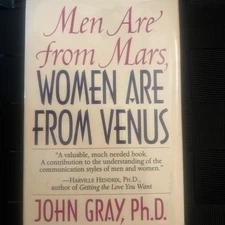 Men Are from Mars, Women Are from Venus by John Gray (1993, Hardcover)