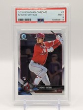2018 Bowman Chrome | Shohei Ohtani Rookie #1 | Los Angeles Angels | PSA 9 Mint