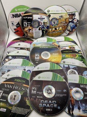 Lot of 30 Xbox, Xbox 360, and Xbox One Games Untested Loose Dead Space COD Fifa