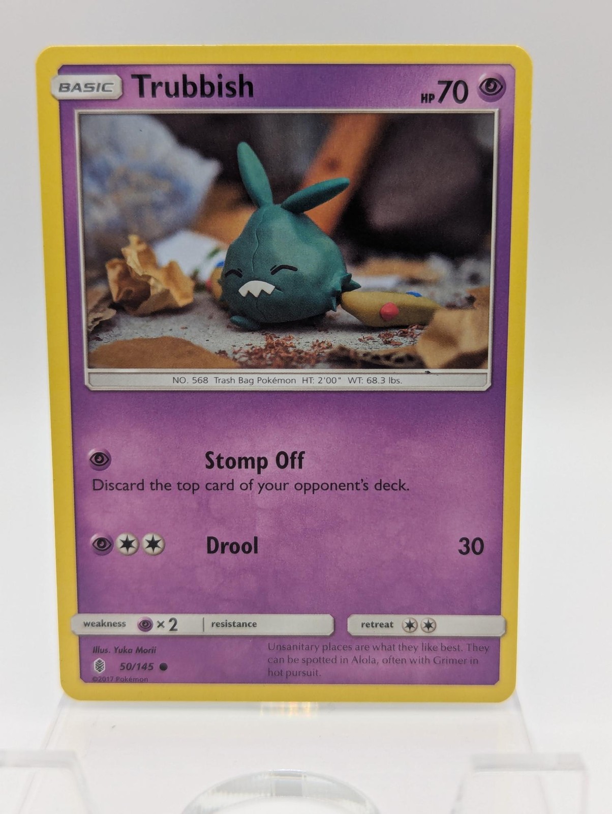 Trubbish 50/145 Common Guardians Rising Yuki Mori Pokemon NM