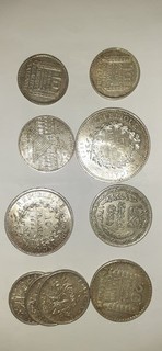 Lot de pieces en argent