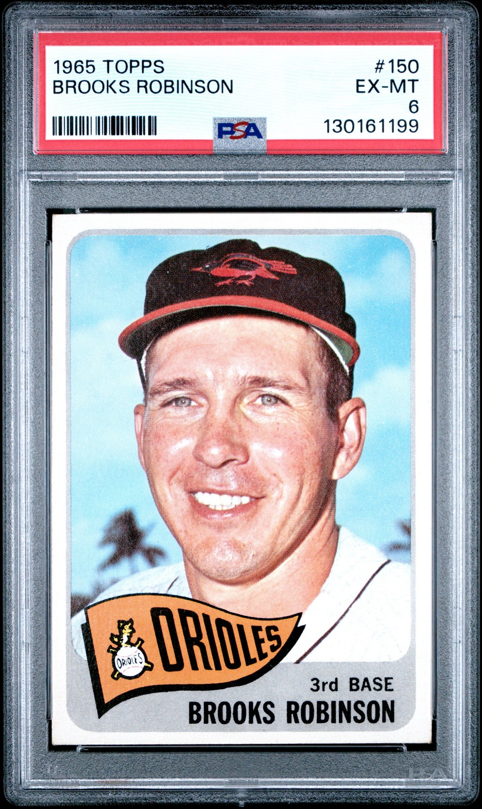 1965 TOPPS #150 BROOKS ROBINSON PSA 6