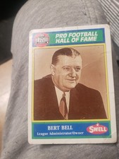 1990 Swell Pro Football Hall of Fame - Bert Bell #2 (RC)