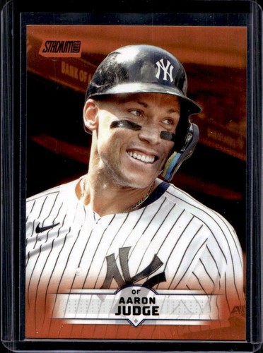 2025 Topps Stadium Club Aaron Judge Bronze Foil #139 New York Yankees
