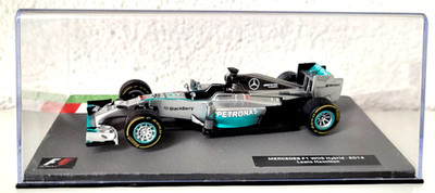 FORMEL 1  1:43  L. HAMILTON MERCEDES F1  W05 WORLD CHAMPION 2014  F1 COLLECTION