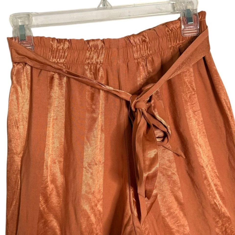 Victoria's Secret Pijama Pierna Ancha Conjunto Top Rayas M Pantalones XS Ropa de Salón Foto 4 de 4