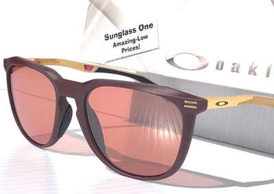 NEW OAKLEY THURSO Matte Grenache PRIZM Dark Golf Lens Sunglass