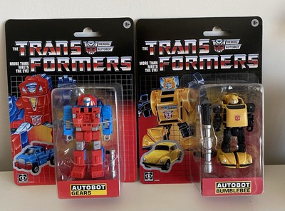 Transformers G1 Autobot Gears & G1 Autobot Bumblebee