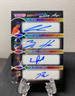 2025 Leaf Vivid Baseball Quad Auto Irish Hope Rodriguez Waldschmidt Auto 1/1