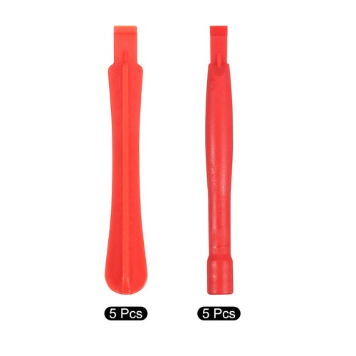 10pcs Plastique Spudger Crowbar Professionnel Pry Bar Ouverture Outils de Réparation, Rouge - Photo 3/4