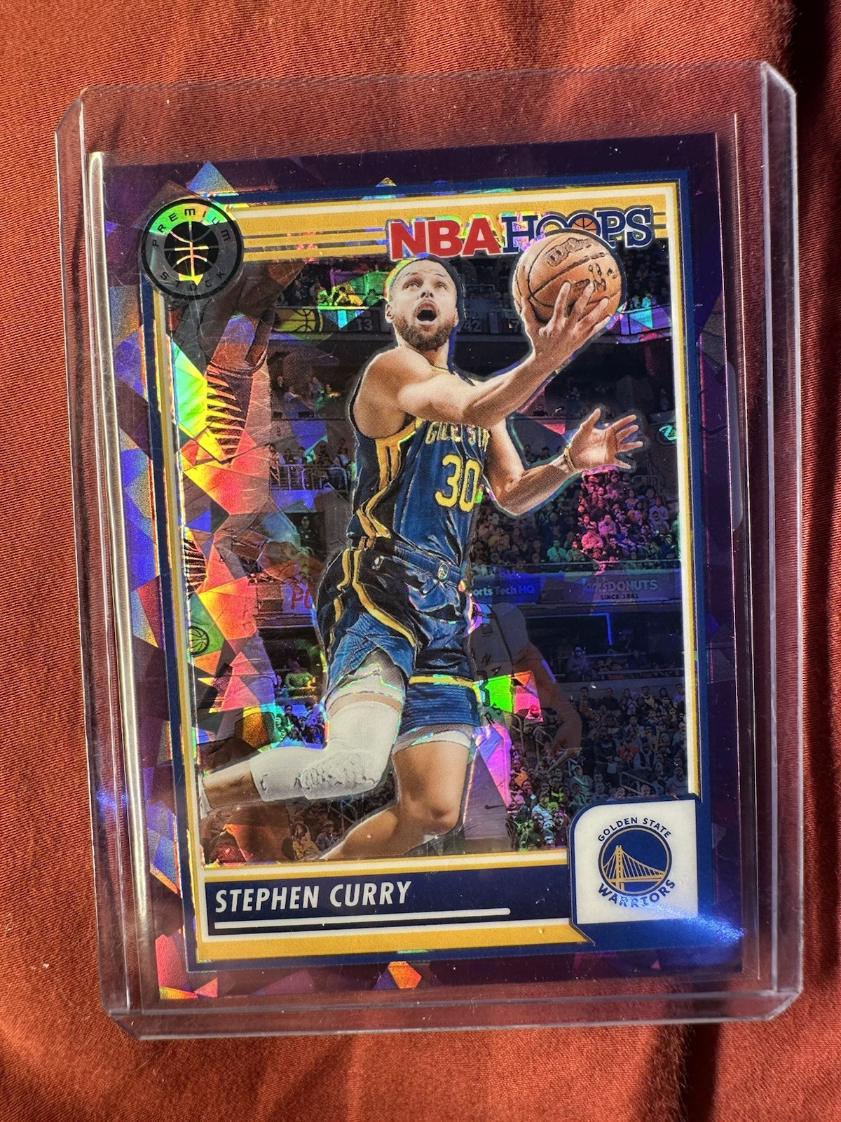 2023-24 Panini NBA HOOPS Premium Stock Stephen Curry #192 Purple Ice Prizm /149