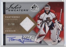 2007-08 SP Game Used Edition Inked Sweaters 31/50 Tomas Vokoun #IS-TV Auto 0a1