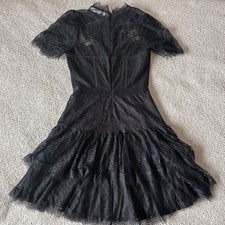 ASTR The Label Leilani Lace Bustier Mini Dress Womens XS Lace Black Dolls Kill