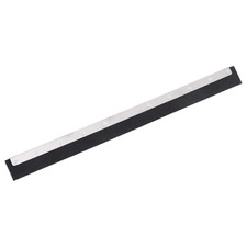 Floor squeegee head Silver/Black Steel & Rubber 75 x 2 x 5 cm Heavy Duty Durable