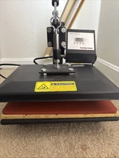 360 Degree T-Shirt Heat Press Sublimation Transfer Machine 12" " Swing Away