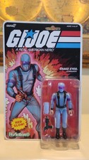 Snake Eyes Red Glow G.I. Joe Super7 ReAction  Action Figure