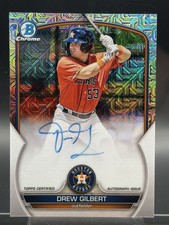 2023 Bowman Chrome Drew Gilbert Mega Mojo Refractor Auto  #BMA-DGT