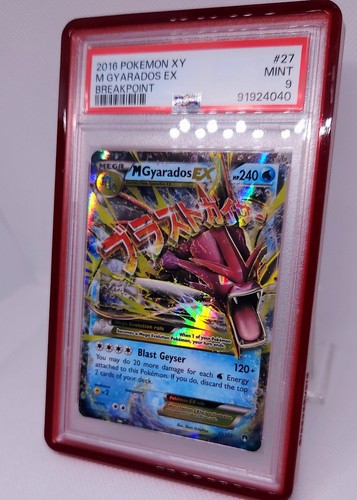 Pokémon XY BREAKpoint 2016 Mega Gyarados EX Holo #27/122 MINT PSA 9