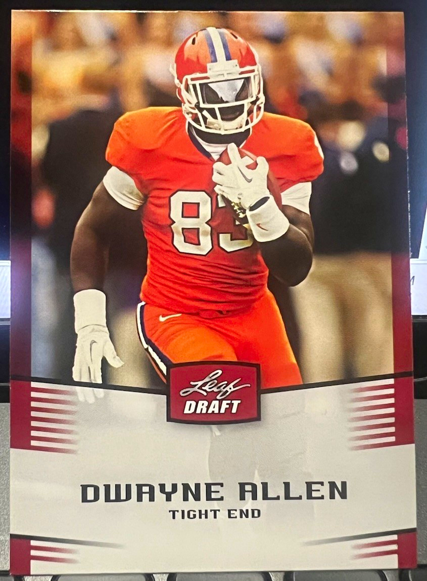 Leaf 2012 Leaf Draft Football Base Set Sports Trading Card Dwayne Allen #18