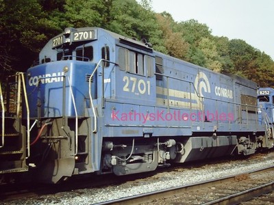 1980 Conrail 2701 Diesellok 35mm Farbdia Ektachrome Train EMD GP38-2