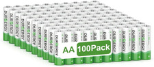 100 Pack AA Alkaline Battery, 1.5V Double a Batteries, 10-Year Shelf Life, Long- 0.51 per gallon