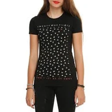 TWENTY ONE PILOTS Tee T-Shirt Band Tee Don't Let Me Be Gone Goth Grunge S 