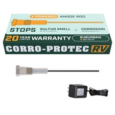 Corro-Protec Rv Anode Rod For Hot Water Heater 20-Year Warranty Powered Anode