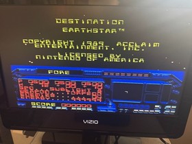 DESTINATION EARTHSTAR Nintendo NES Authentic Game Cleaned & Tested Working