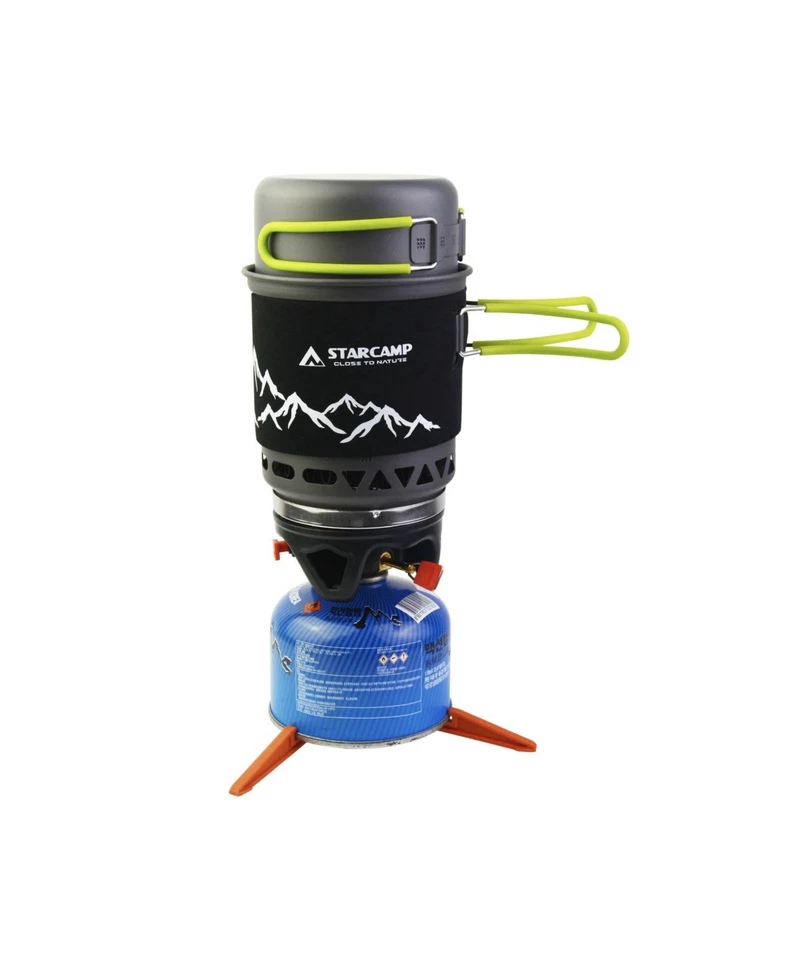 STARCAMP 1000+500ml Outdoor Camping Cooking System Hiking jetboil, fire maple - Image 4 of 4