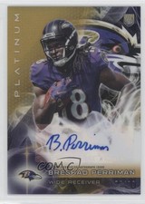 2015 Topps Platinum Rookies Gold Refractor 75/99 Breshad Perriman Auto 0l8