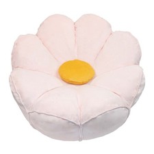 Compressed Foam Chair Cushion Seat Pad with Pink Daisy Pattern