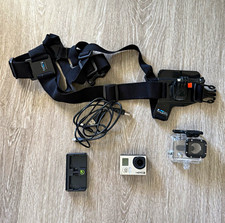 GoPro HERO3 Black Edition Action Camera Bundle Waterproof Housing Chest Mount