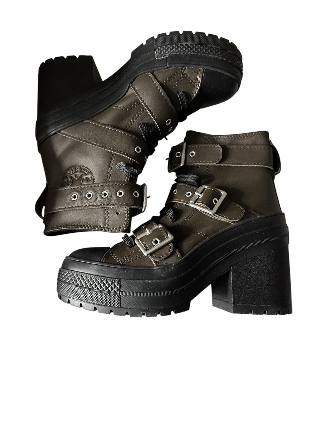 Converse Women Chuck 70 De Luxe Heel Hi Top A12209C Fresh Brew 4.5M 6.5w ✅