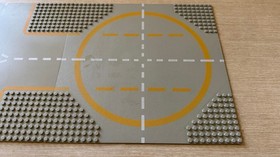 LEGO Space: Lunar Landing Plate Set #454 (Two Plates)