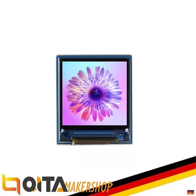 WaveShare 0.85'' LCD Display Modul 128x128 IPS Panel SPI Schnittstelle, 65K RGB