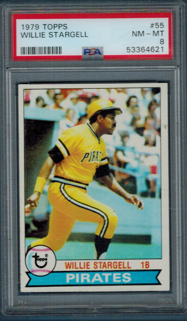 1979 Topps #55 Willie Stargell PSA 8 NM-MT HOF Pirates