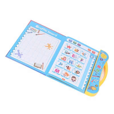 Kid English Electronic Learning Book Alphabet Number Sound Book Reading (De CU