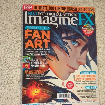 Imagine FX Digital artist UK Magazine Issue 240 July 2024 Fan Art