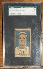CHRISTY MATHEWSON 1920 W520 #2 SGC - PART OF 1ST HOF CLASS & 3RD ALL-TIME WINS 