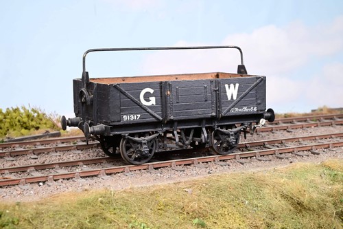 Bausatz gebaut Spur O GW 5 Bohlen Hybar offener Wagen Nr.91317 | Condition: Used