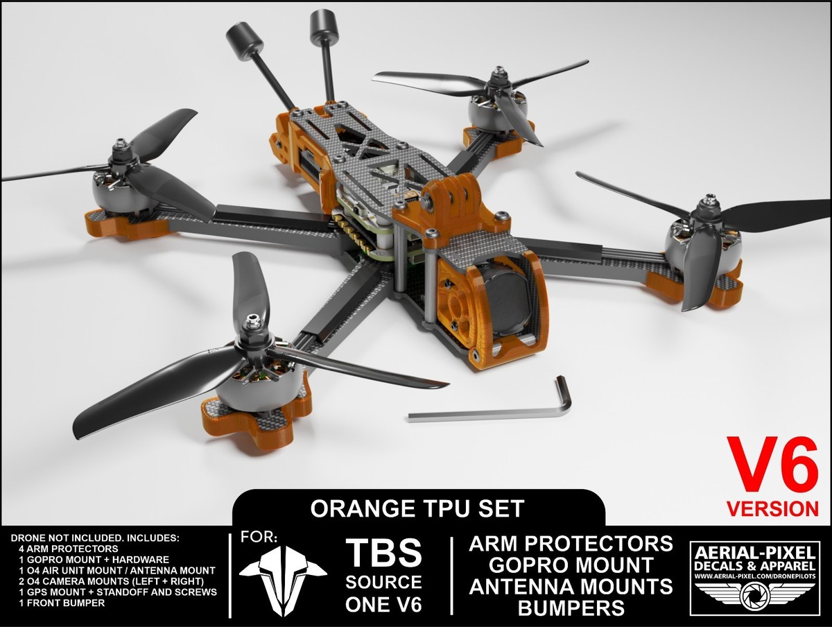 TBS Source One V6 DJI O4 Pro TPU Set - Choose From 10 Different