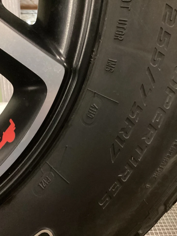 5 ORIGINAL 17" ALU AT  Räder JEEP WRANGLER JL 255/75R17 115T Cooper 6BZ39TRMAA - Bild 4 von 4